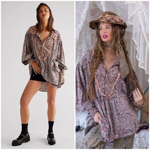 Magnolia Pearl Block Print Tora Shirt